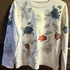 DRIFTWOOD White Crewneck Top